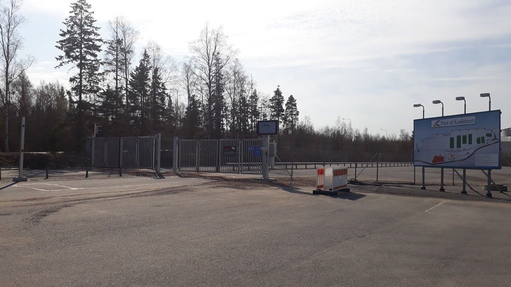 New gate system in Kaskinen harbour